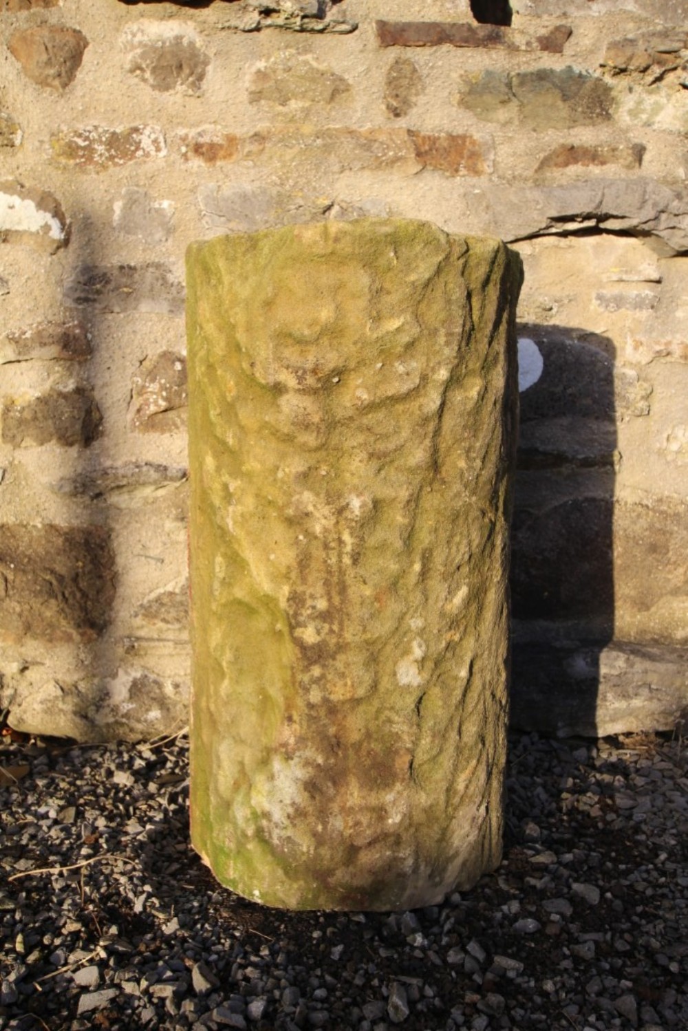 
Georgian Antique Stone Garden Column Plinth