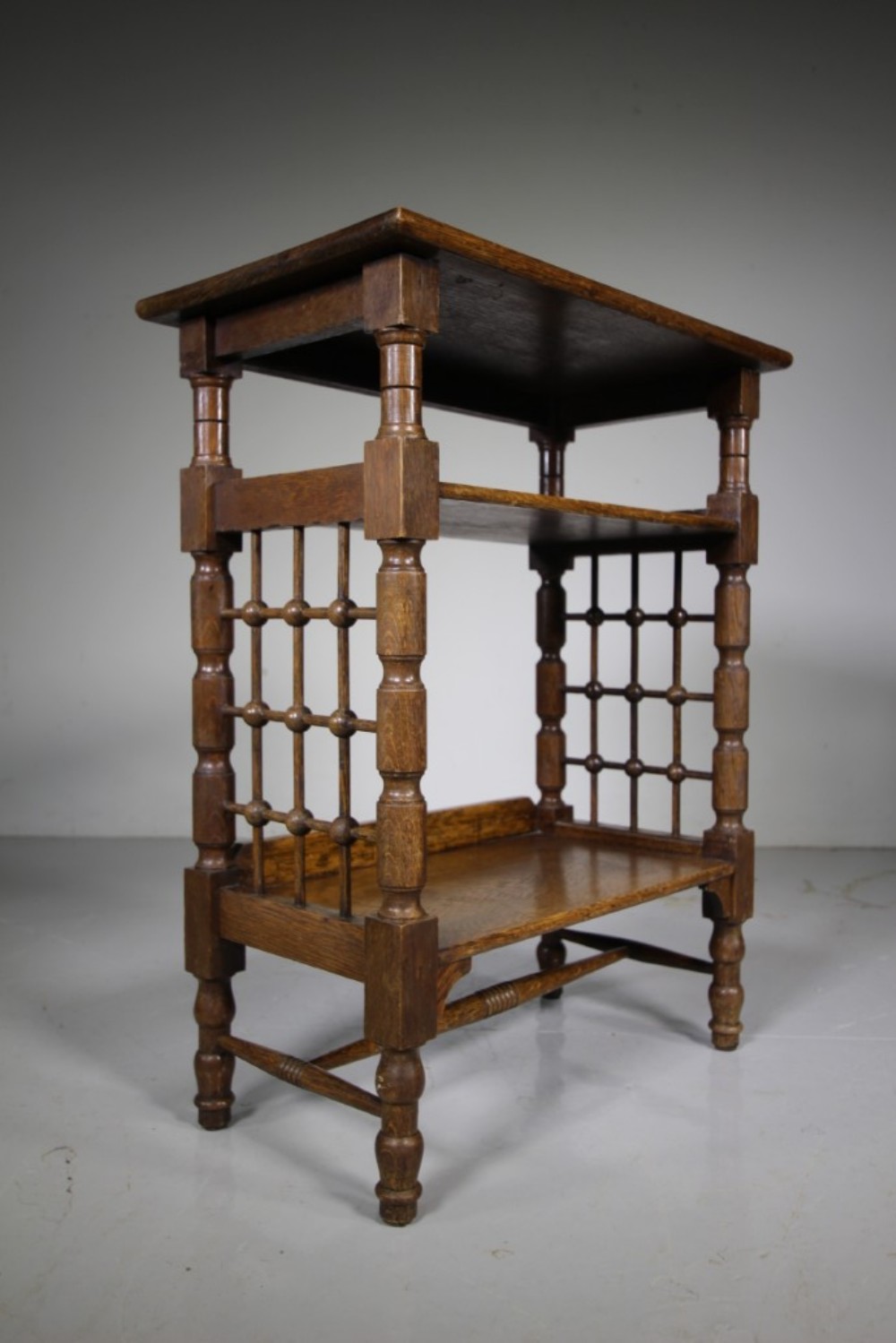 Liberty’s Antique Oak Book Table by Leonard Wyburd