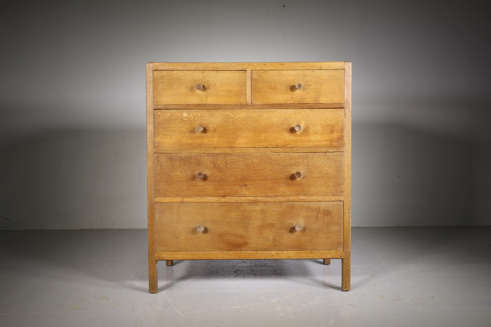 Large Heals Edwardian Antique Chest of Drawers – Labelled