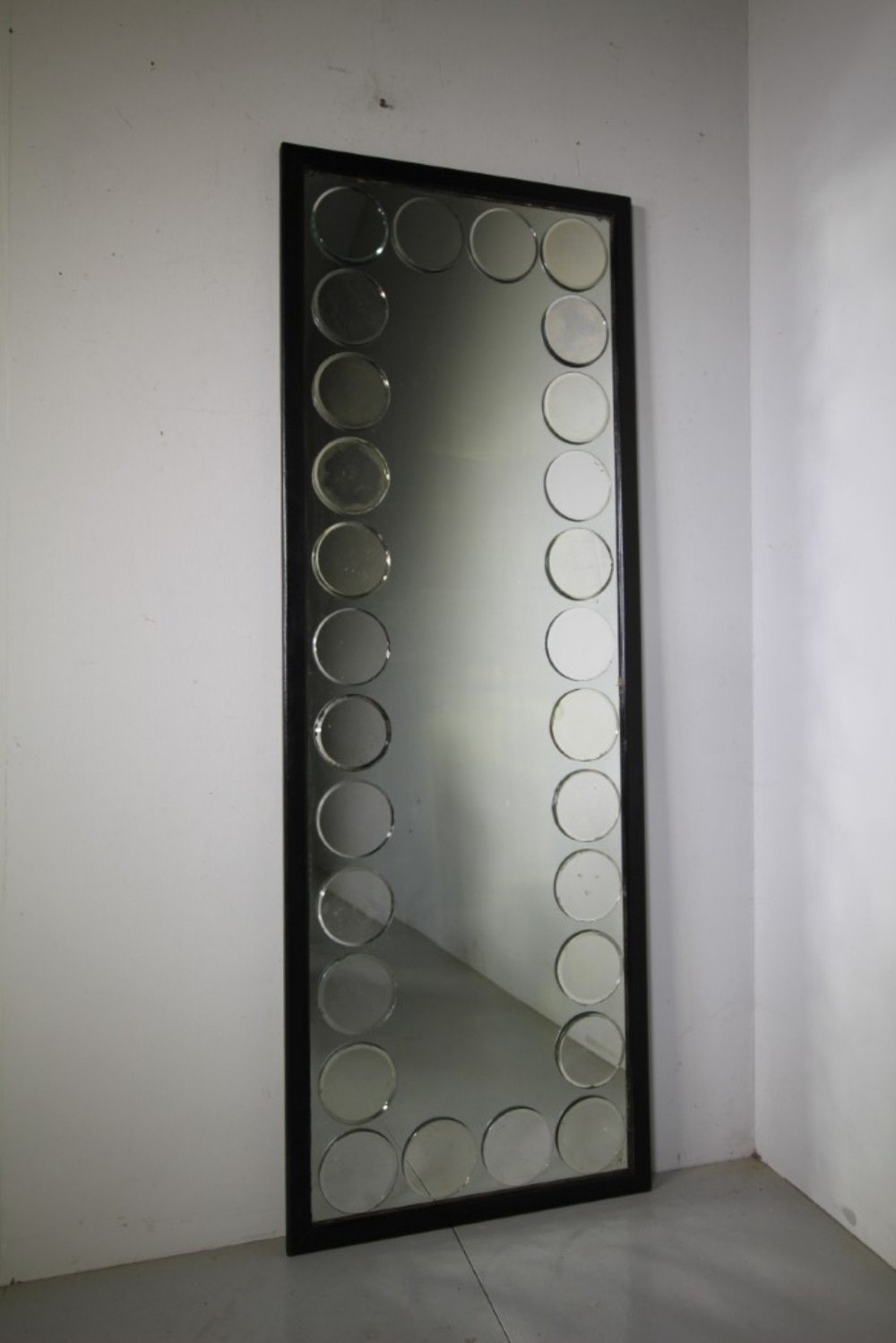 

English Interesting Antique Wall Mirror
