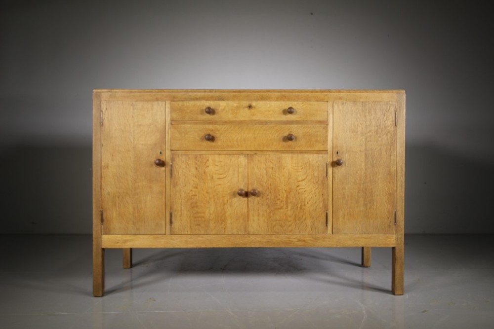 
Heals 1920’s Oak Sideboard – Labelled