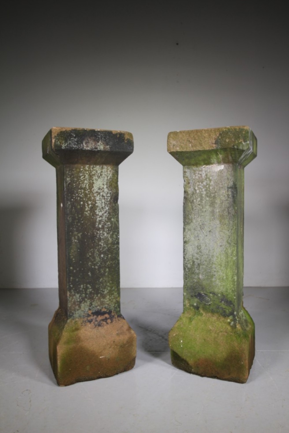 Pair of Georgian Antique Sandstone Columns 