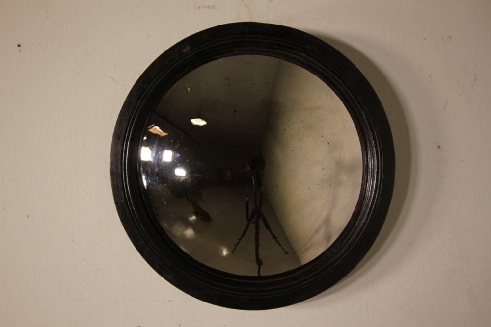 
English Regency Antique Convex Mirror
