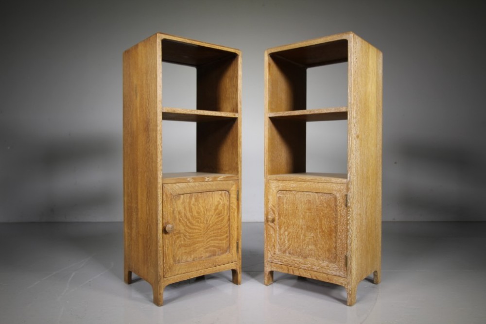 Rare Superb Pair of Heals Antique Bedside Cabinets – Labelled 