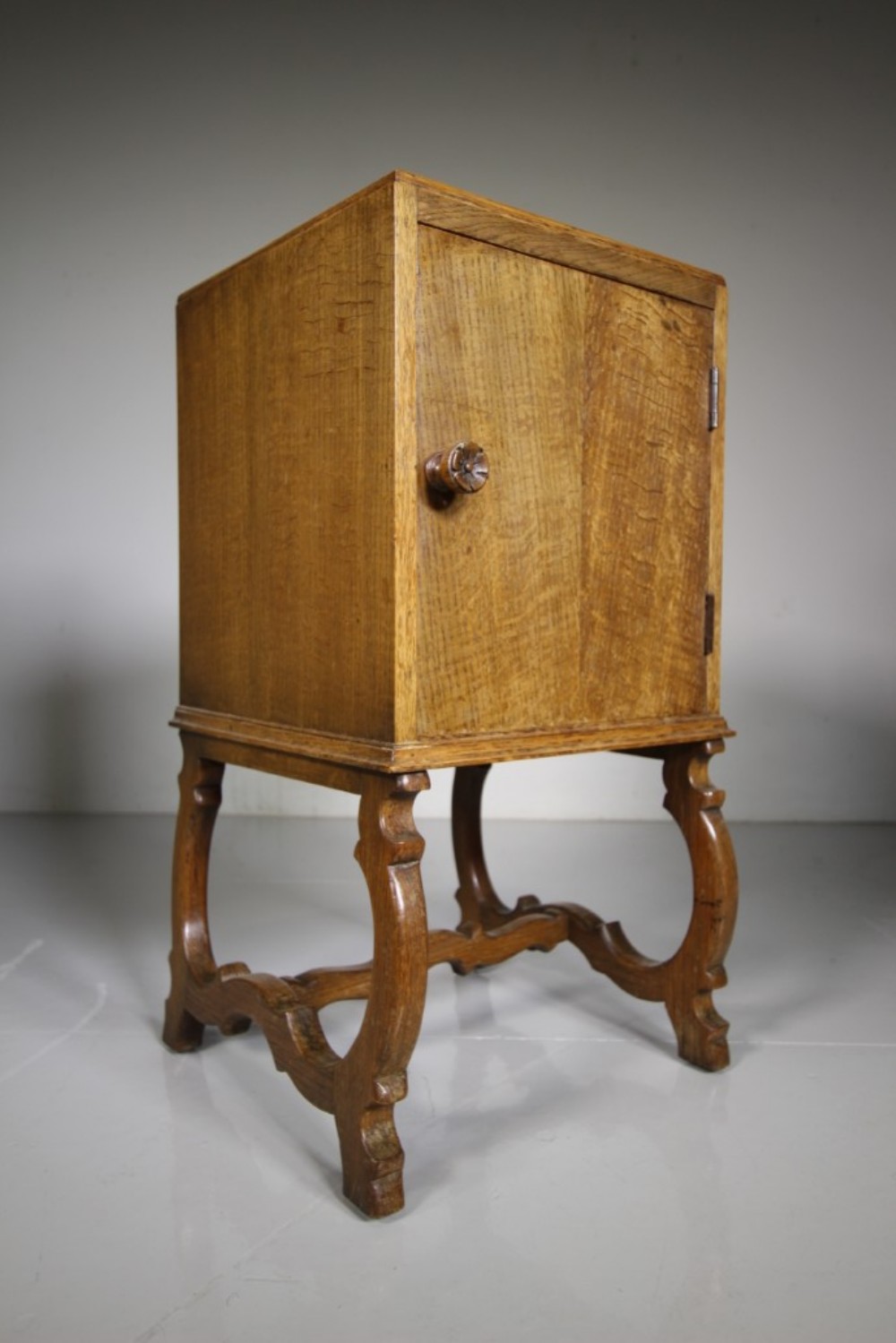 1920’s Oak Bedside Cabinet by Beresford & Hicks