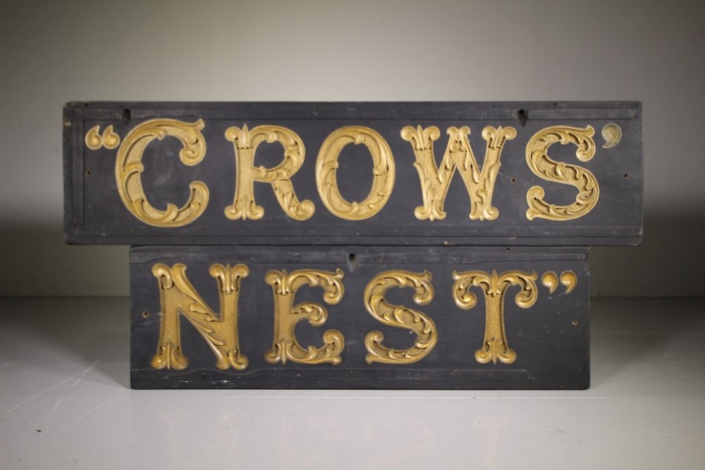
Superb Large Scale English 19th Century Antique Tavern Sign
