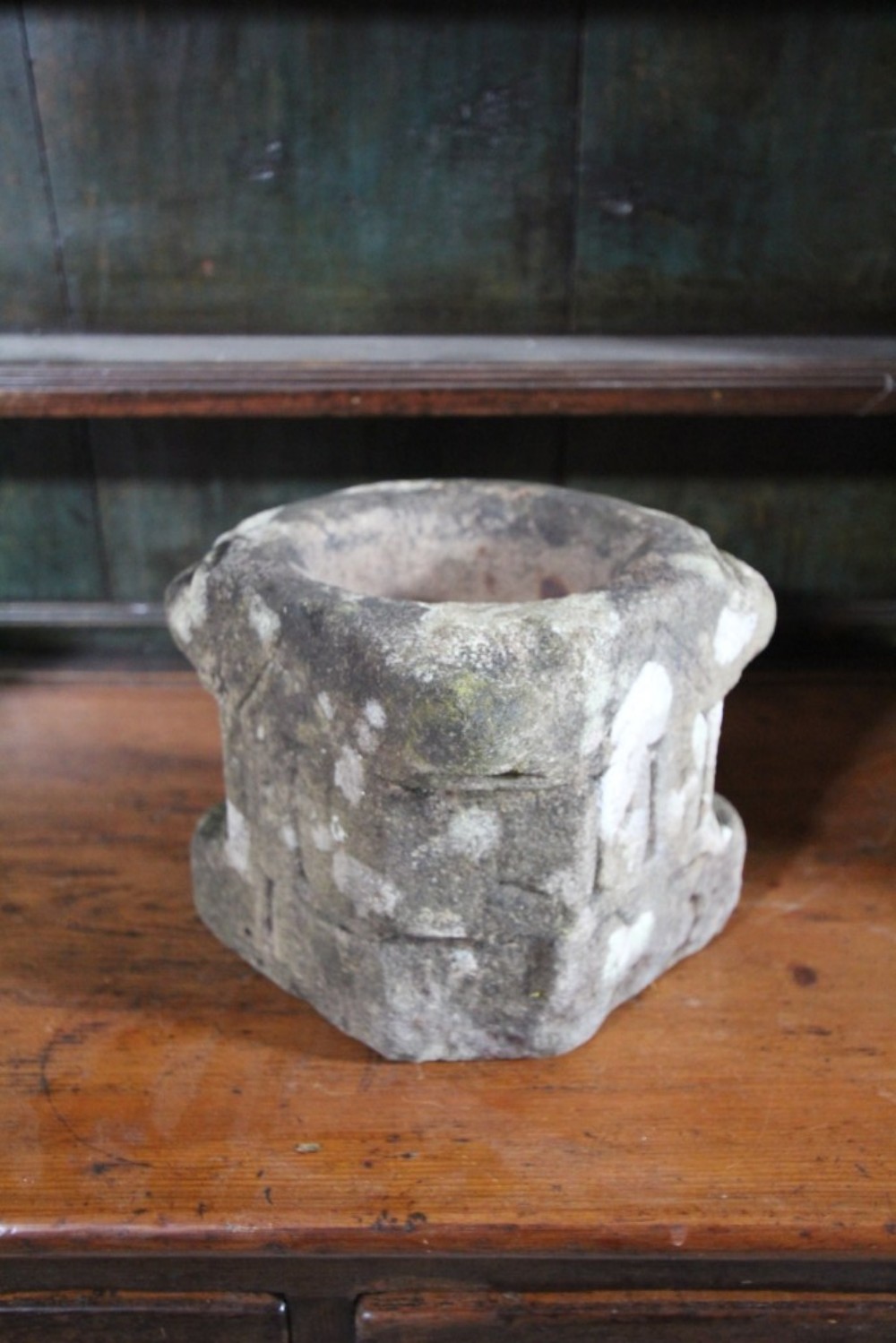 Early Georgian Antique Stone Ecclesiastical Mortar - Dated