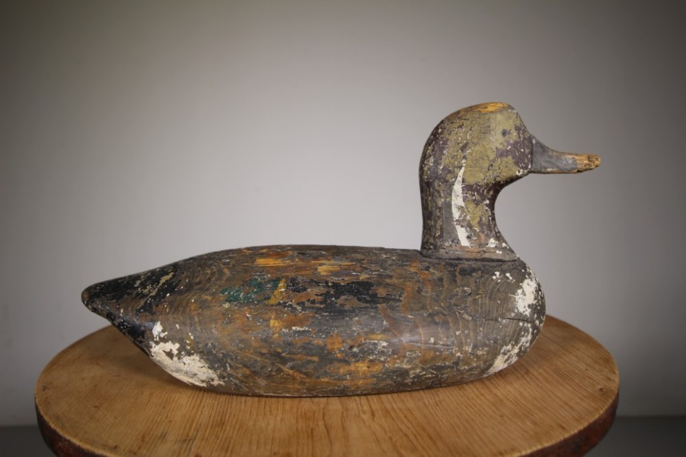 English 19th Century Antique Decoy Duck 
