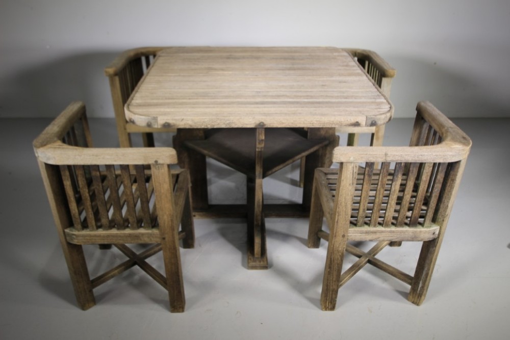 Heals of London 1920’s Teak Garden Dining Set