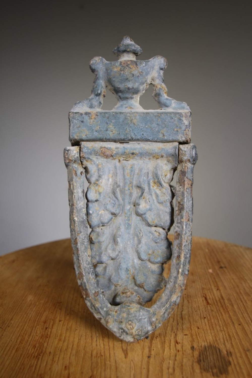 English Regency Antique Cast Iron Door Knocker