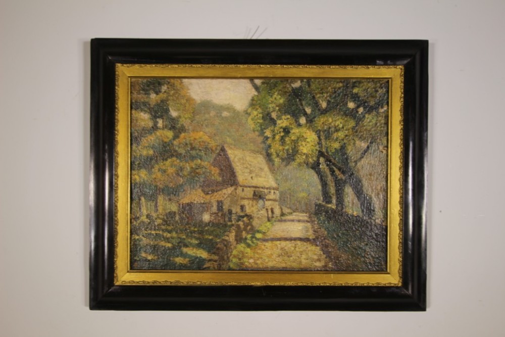 Beautiful Antique Oil Painting of Lawkland- Signed