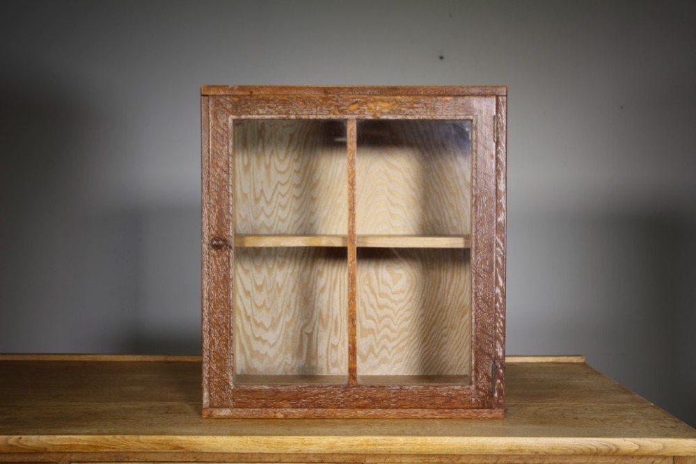 Heals of London Antique Oak Wall Cabinet