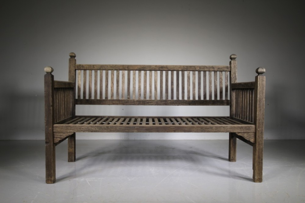 Heals Edwardian Antique Garden Bench – Best Model