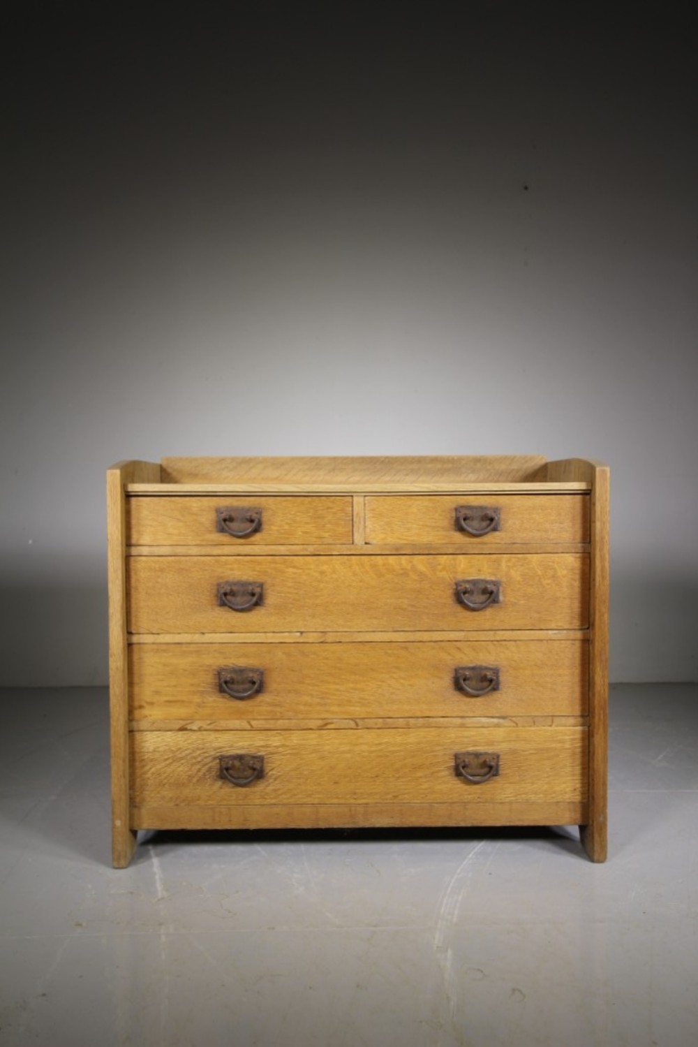 Gustav Stickley Antique Oak Chest of Drawers 