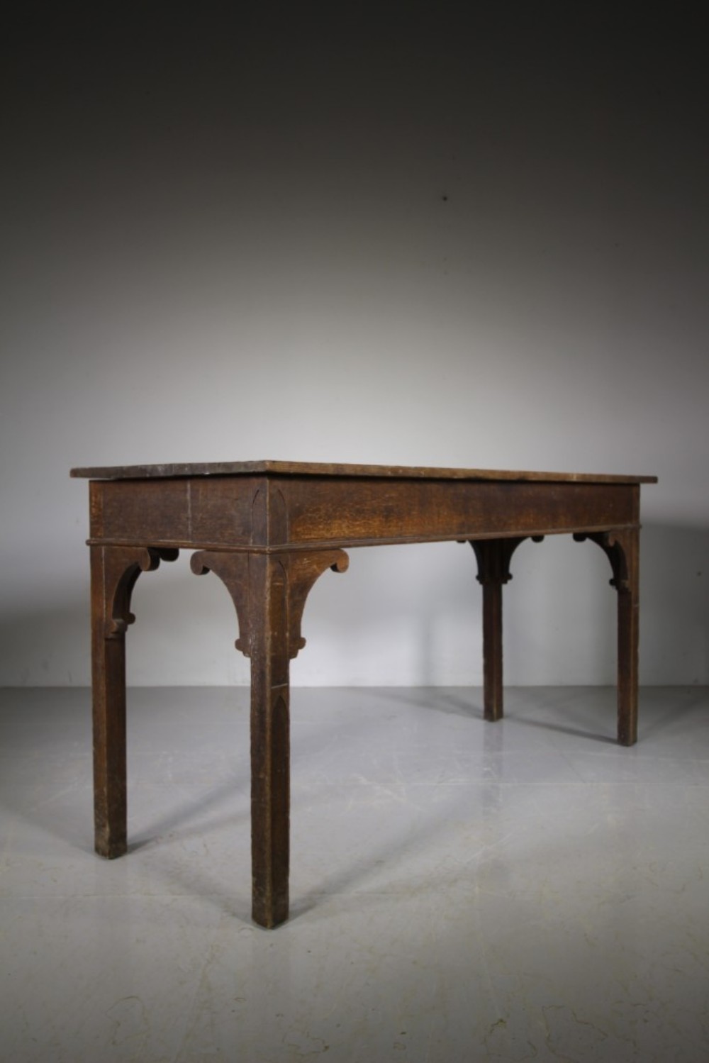 English 18th Century Antique Oak Console Table