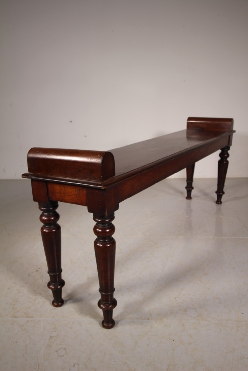 Regency Antique Mahogany Window Seat 