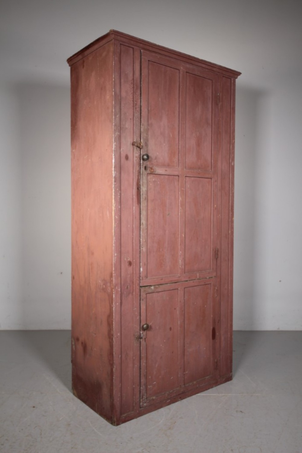 Fabulous Original Painted Pine Antique Kitchen Cupboard 
