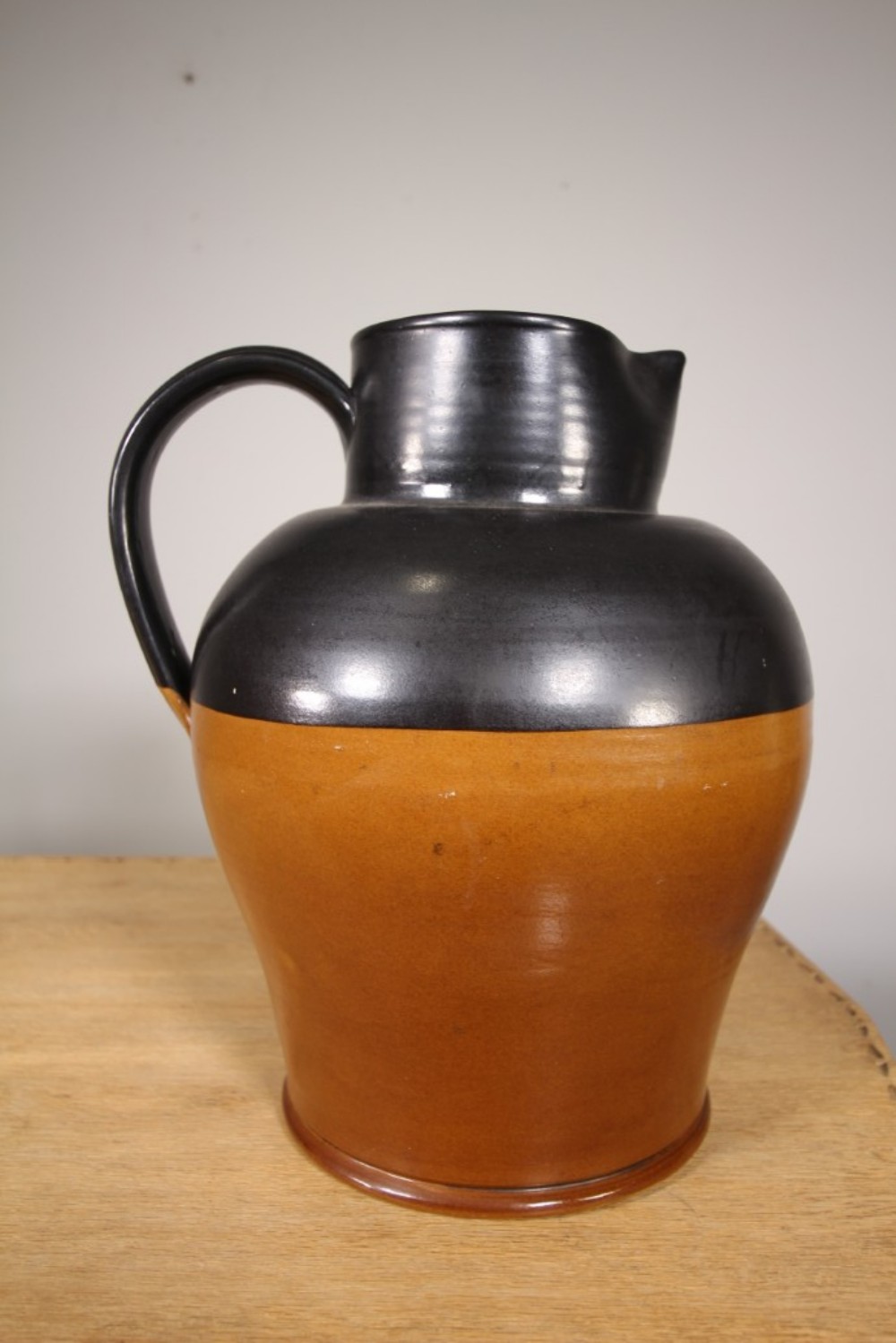 Very Large 19th Century English Antique Earthenware Jug 