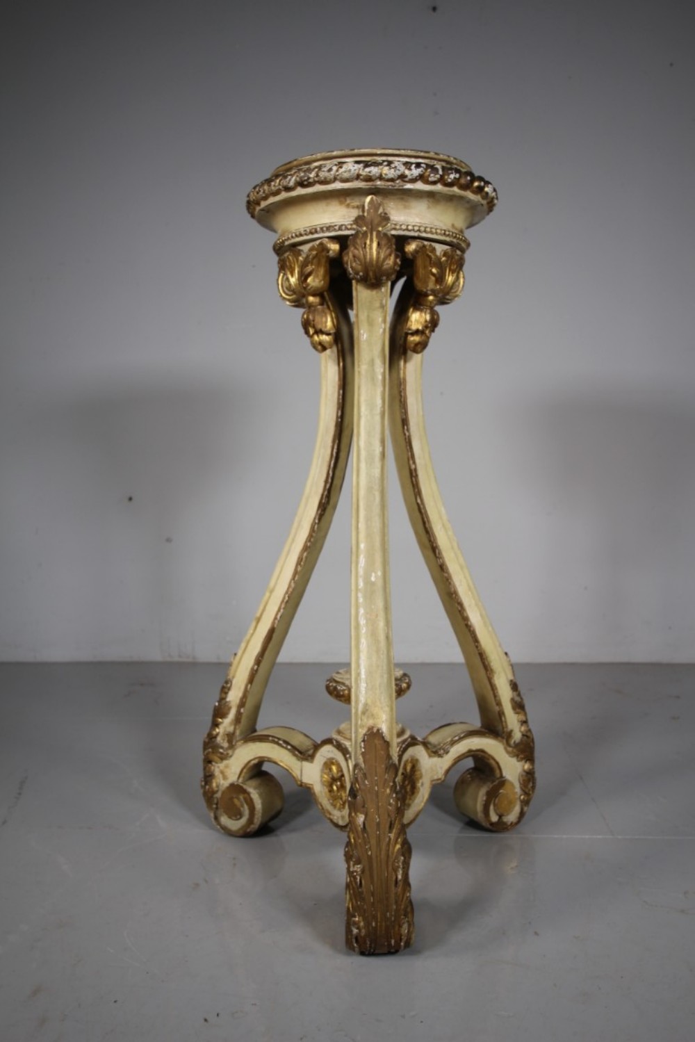 English 19th Century Antique Original Painted Stand 