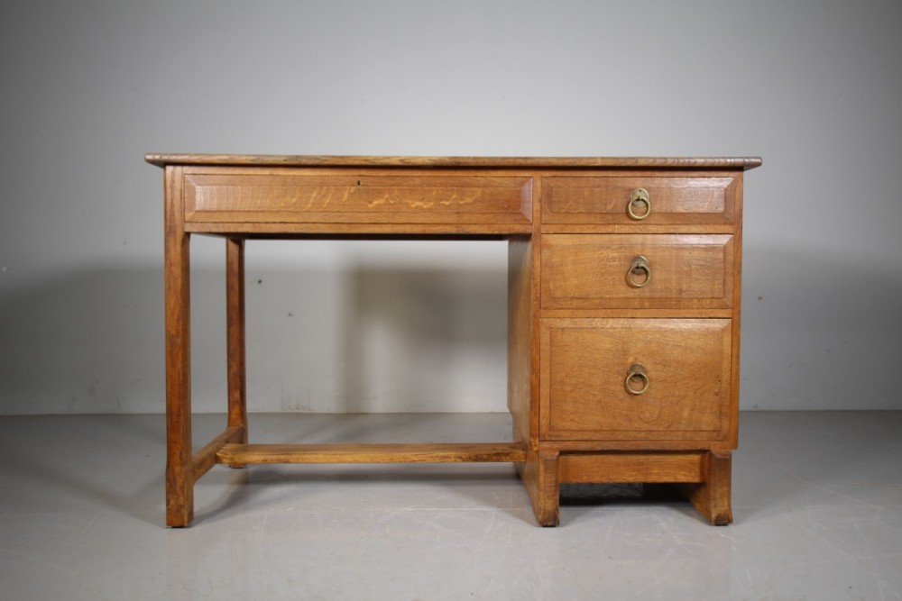 
Rare Heals 1930’s Oak Writing Desk by Reynolds