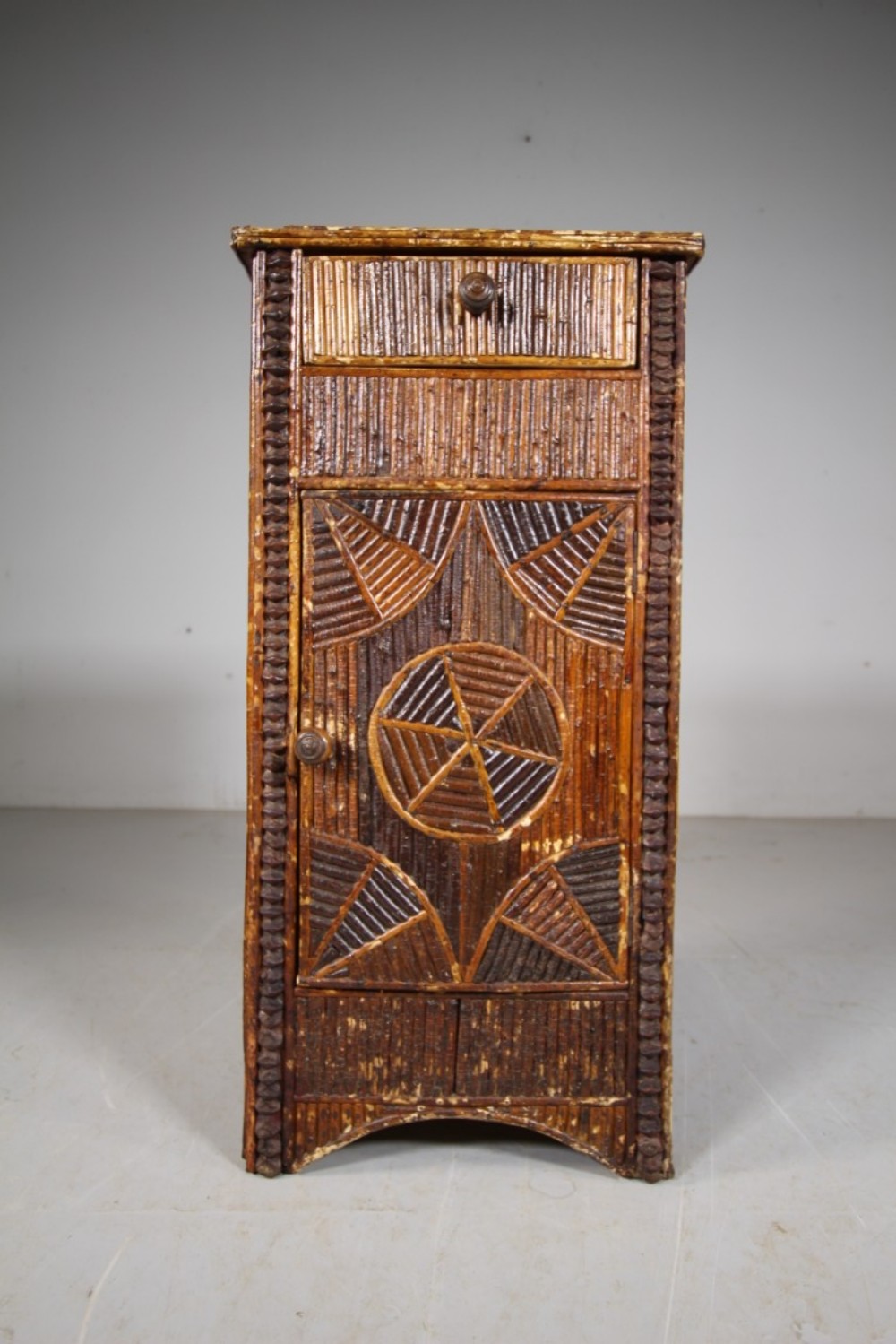 Fabulous 19th Century Rustic Antique Twig Cabinet 