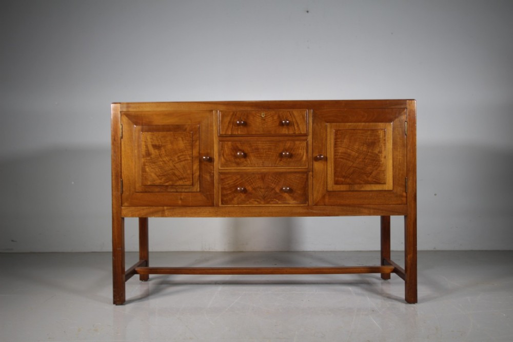 1920's Heals of London Walnut Dresser - Labelled 