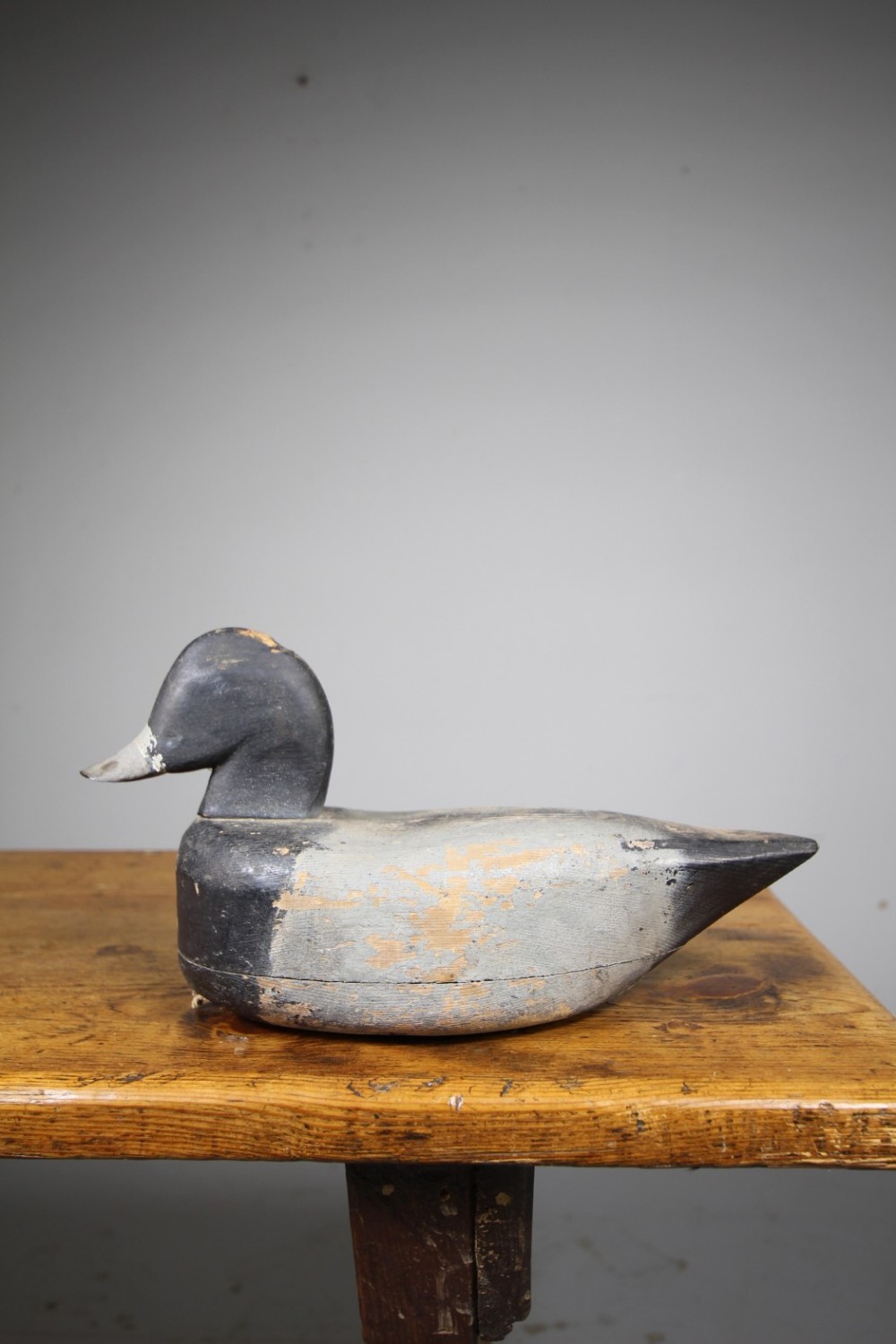 Honest English Edwardian Antique Decoy Duck – Stamped 