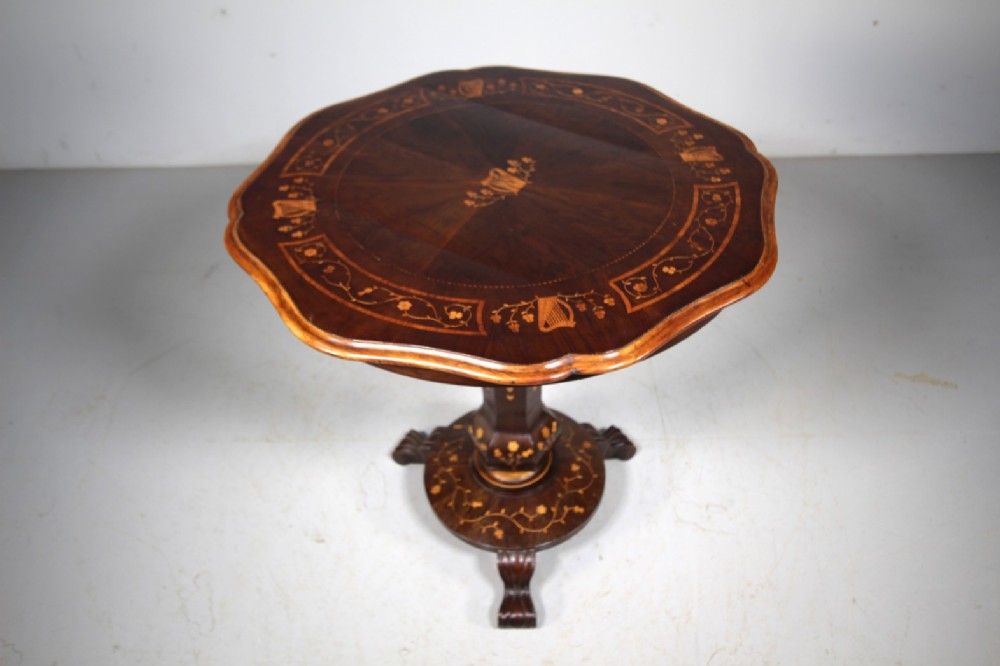 Fabulous 19th Century Irish Antique Killarney Table 