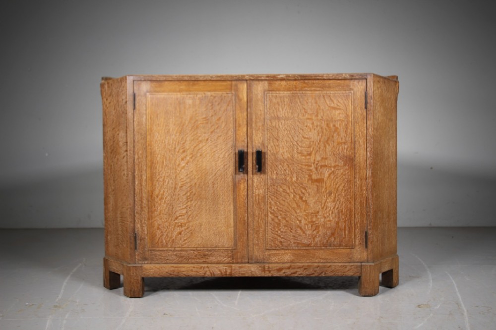 Heals Special Order 1930’s Oak Corner Cupboard – Labelled