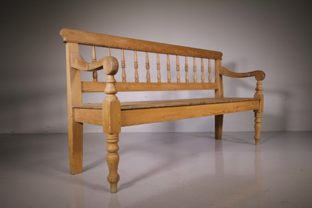 
Cumbrian 19th Century Antique Pine Bench Seat