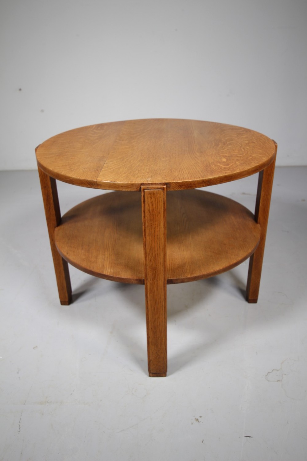 Heals of London 1930’s Low Oak Table – Labelled 