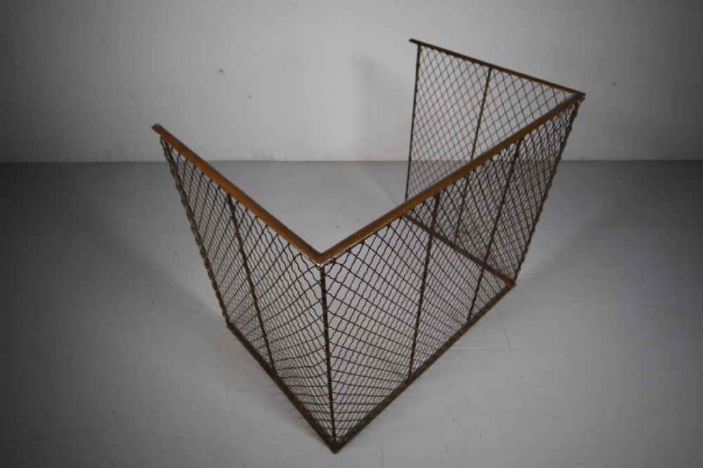 Large & Deep English 19th Century Antique Fire Guard 