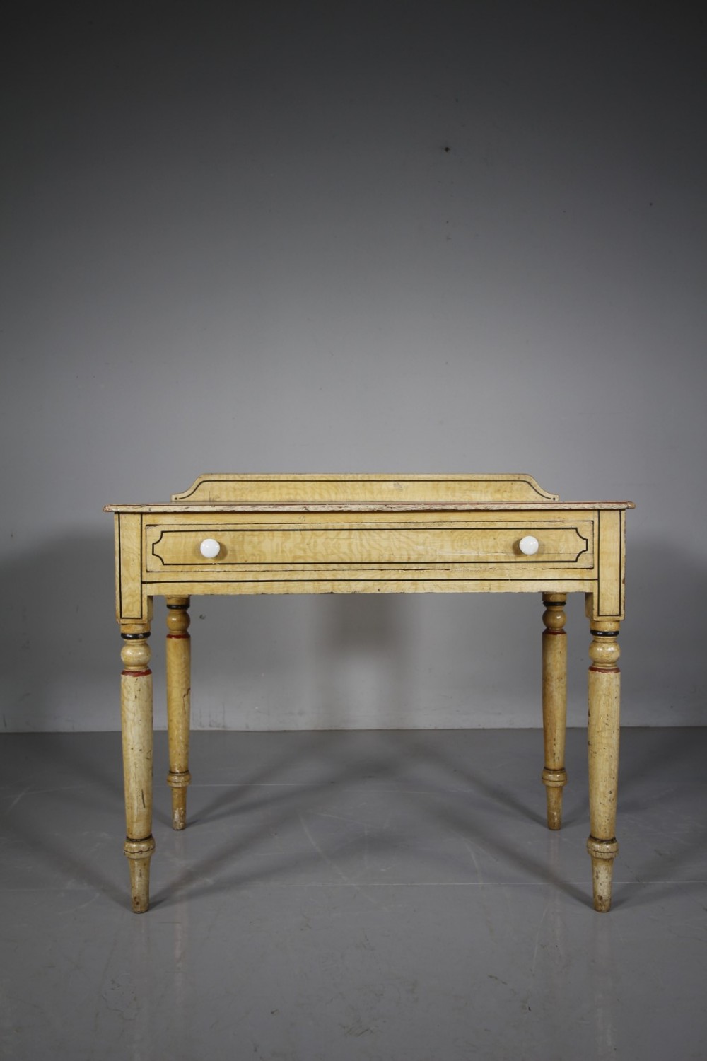Lovely Original Painted Pine English Antique Side Table 