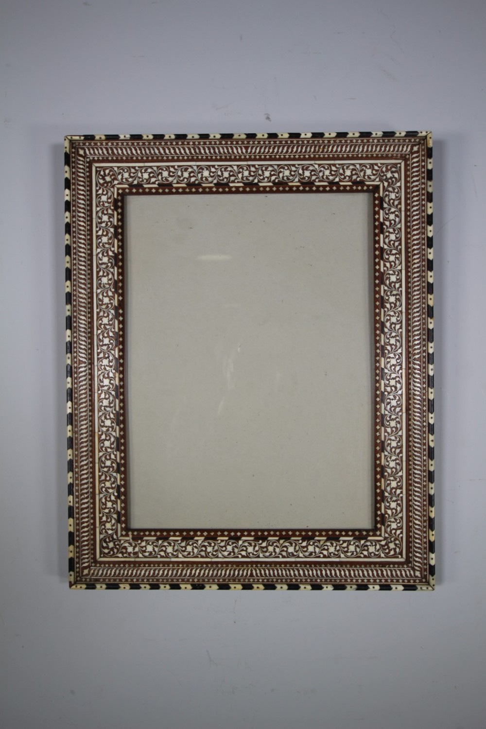 Beautiful 19th Century Hoshiarpur Inalid Antique Frame