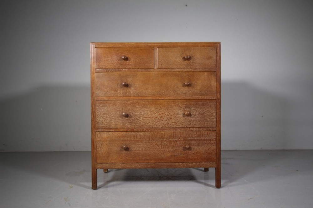 Large Heals Edwardian Antique Chest of Drawers 