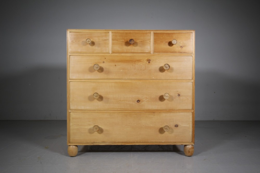 Heals of London 1920's Pine Chest of Drawers 