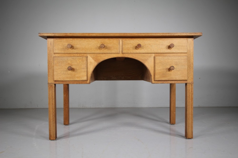 Early Heals of London Antique Oak Desk
