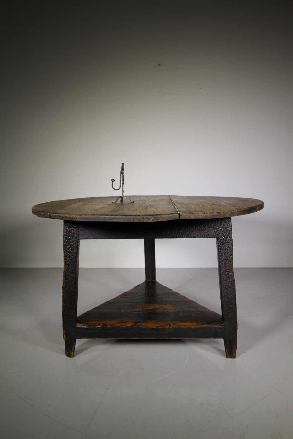 Very Large Original Painted Pine Georgian Antique Cricket Table