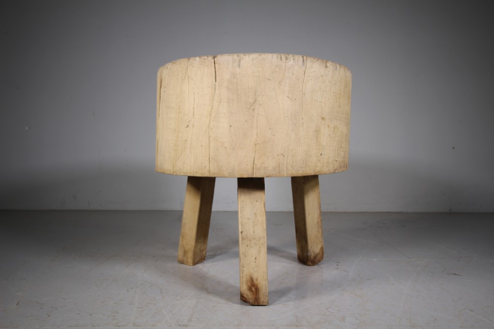Superb Edwardian Antique Sycamore Chopping Table View II