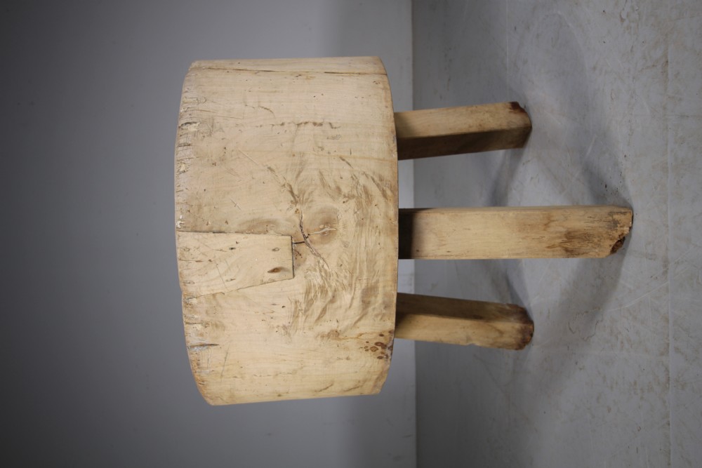 Superb Edwardian Antique Sycamore Chopping Table View III
