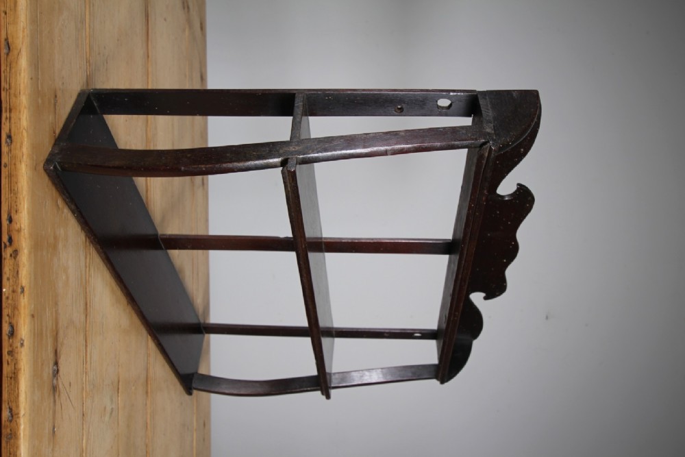 English Regency Antique Mahogany Wall Shelf View III