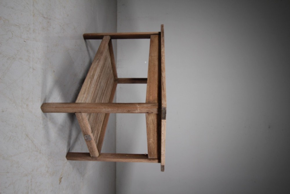 1930's Heals Teak Garden Side Table by Hughes Bolcklow View V