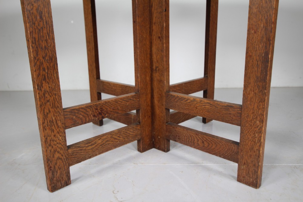 Heals 1930's Oak Folding Side Table View II