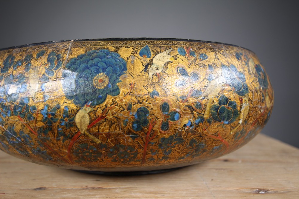 Beautiful 19th Century Antique Kashmiri Bowl View II