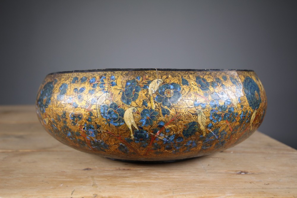Beautiful 19th Century Antique Kashmiri Bowl View IV
