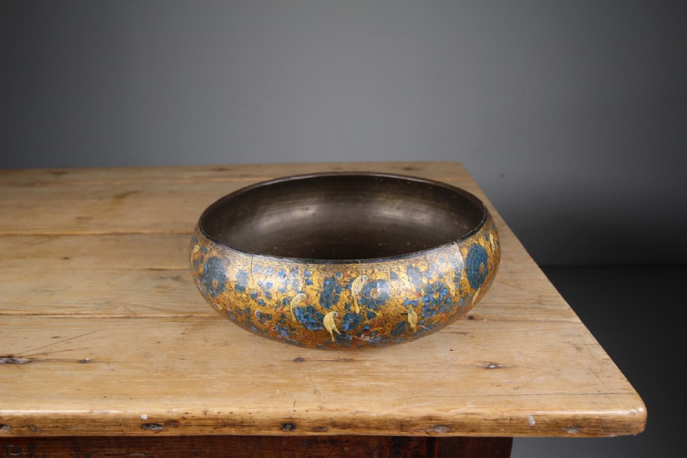 Beautiful 19th Century Antique Kashmiri Bowl View V