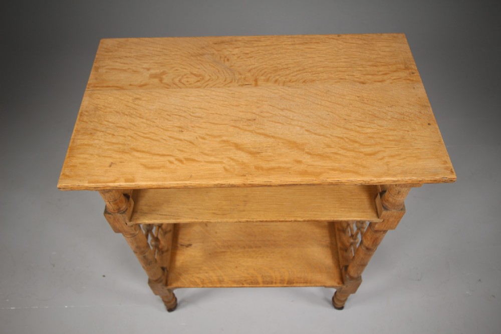 Liberty’s Antique Oak Side Table by Leonard Wyburd View III
