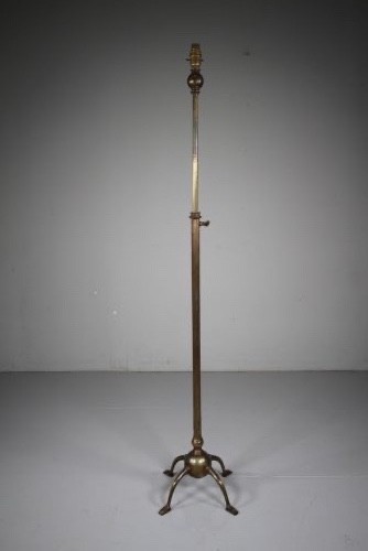 19th Century WAS Benson Antique Extending Floor Lamp View II