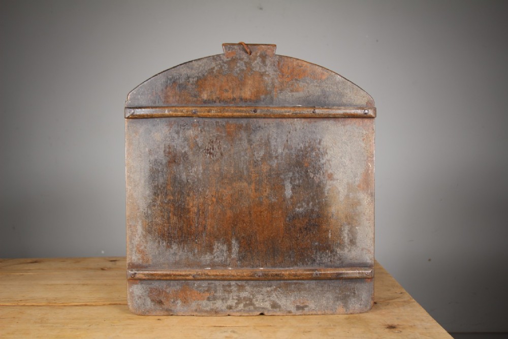 Late Georgian Antique Period Oak Oat Cake Riddleboard View VI