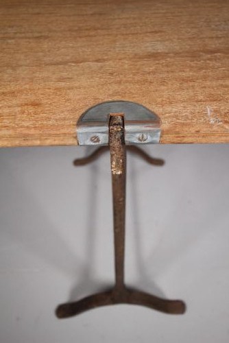 Large 19th Century English Antique Trestle Dining Table with Single Piece Top View VII